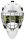 Warrior Goalie Maske R/F1 Youth WH WHITE1 OSZ