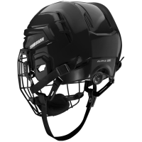 Warrior Alpha One Helm-Combo Youth BLACK OSZ