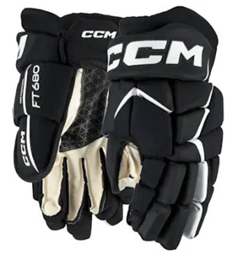 CCM Handschuh Jetspeed FT680  Junior 12" schwarz-weiß