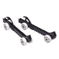 ROLLERGARD Kufenschoner mit Rollen Rot