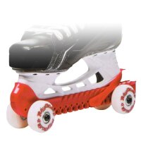 ROLLERGARD Kufenschoner mit Rollen Rot