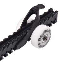 ROLLERGARD Kufenschoner mit Rollen Rot