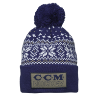 CCM HOLIDAY POM KNIT C AD NAVY