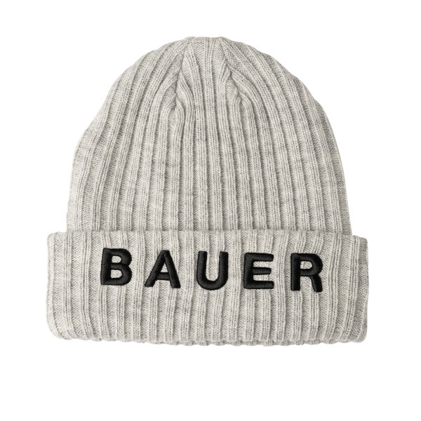 BAUER Ripped Toque - grau meliert - Sr.