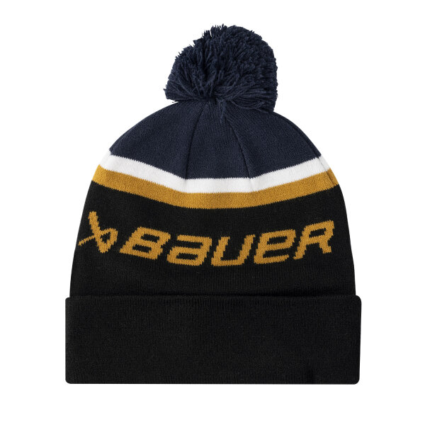 BAUER Intarsia Knit Pom - marine/schwarz