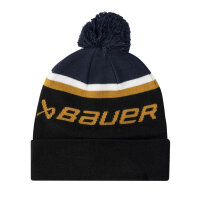 BAUER Intarsia Knit Pom - marine/schwarz