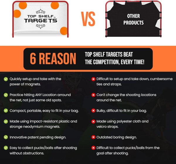 TOP SHELF Target 8" 4er Set Zielscheiben