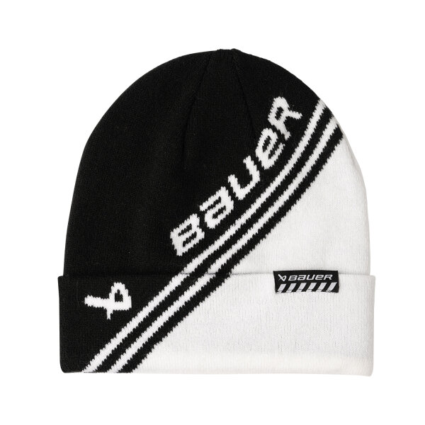 BAUER Toque Colorblock - schwarz/weiß - Yth.